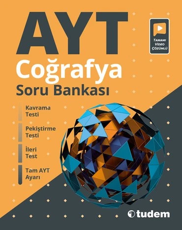 Tudem AYT Coğrafya Soru Bankası ürün görseli 1