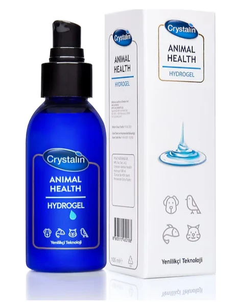 Crystalin Animal Health Hydrogel Çok Amaçlı Yara ve Cilt Bakım Jeli 100 ml (Acısız, Yakmayan ve Bariyer Etkili) ürün görseli 1