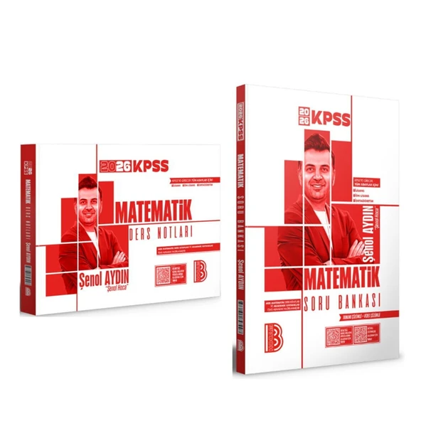 Benim Hocam 2026 KPSS Matematik Ders Notları ve Soru Bankası Seti 2 Kitap ürün görseli 1