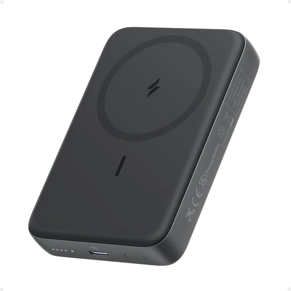 Anker Zolo A1684 Siyah 10000 mAh Hızlı Şarj MagSafe Powerbank ürün görseli 1