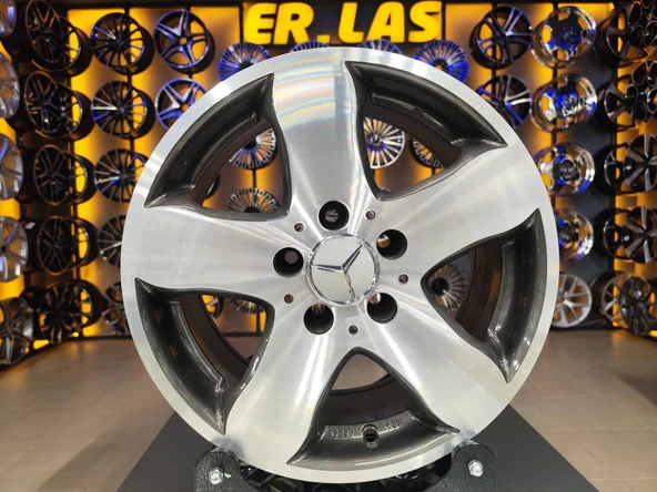4 Adet MERCEDES ORIJINAL 7.5*16 5*112 ET35 66.6 GUN MACK JANT REVİZE EDİLMİŞ (Takım) ürün görseli 1