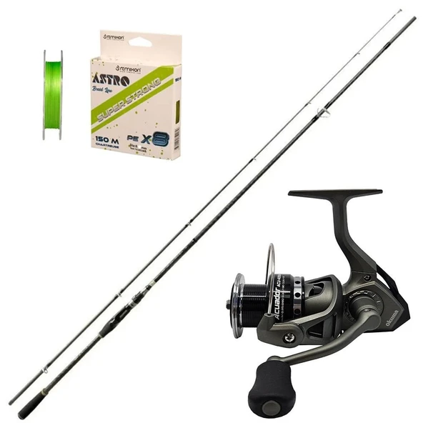 Okuma Acuador 4000 - Fujin New Crow 270cm 10-40gr Spin Olta Seti ürün görseli 1