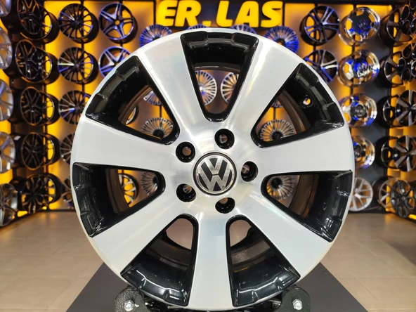 4 Adet VOLKSWAGEN ORIJINAL 6.5*16 5*112 ET33 57.1 BLACK MACK JANT REVİZE EDİLMİŞ (Takım) ürün görseli 1