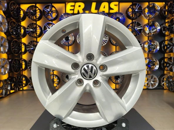 4 Adet VOLKSWAGEN ORIJINAL 6*16 5*112 ET50 57.1 SILVER JANT REVİZE EDİLMİŞ (Takım) ürün görseli 1