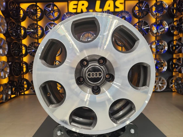 4 Adet AUDİ ORIJINAL 7*16 5*112 ET45 57.1 GUN MACK JANT REVİZE EDİLMİŞ (Takım) ürün görseli 1