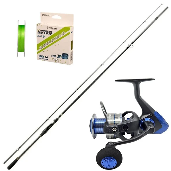 Okuma Safina 3000 - Fujin New Crow 270cm 5-30gr Spin Olta Seti ürün görseli 1