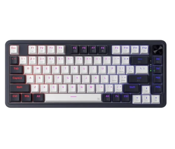 Redragon UCAL K673 PRO Abyssal Blue %75 Red Switch RGB Kablosuz Hotswap Türkçe Mekanik Gaming Klavye ürün görseli 1