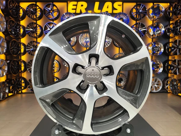 4 Adet AUDİ ORIJINAL 7.5*16 5*112 ET45 57.1 GUN MACK JANT REVİZE EDİLMİŞ (Takım) ürün görseli 1