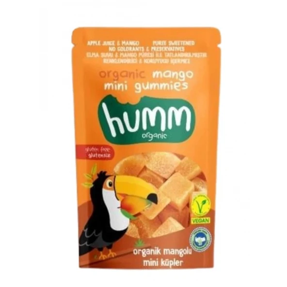 Humm Organik Glutensiz Vegan Mangolu Mini Küpler 30 Gr ürün görseli 1