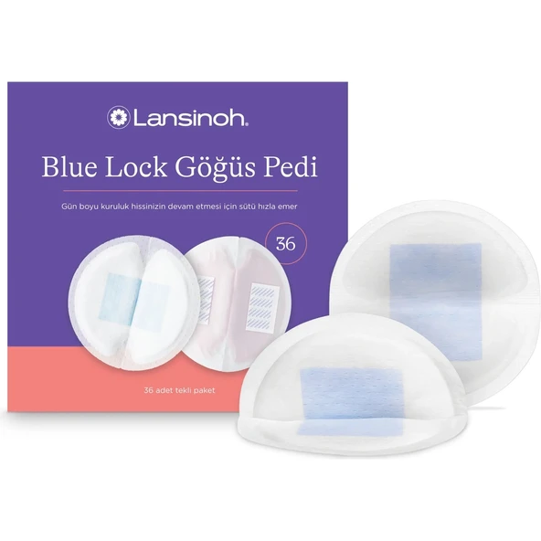 Lansinoh Blue Lock Göğüs Pedi 36 Adet ürün görseli 1