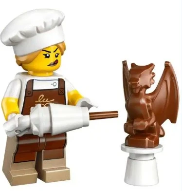 Lego Minifigür 71052 Seri 29 - 07 Chocolatier ürün görseli 1