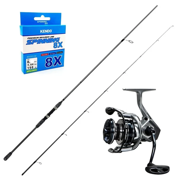 Okuma Wave Up 270cm 10-40gr - Okuma Safyre 4000 Spin Olta Seti ürün görseli 1