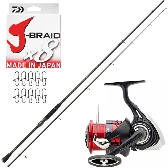 Daiwa Ballistic 274cm 14-42gr - Daiwa Ninja 23 LT 3000 Spin Olta Seti ürün görseli 1