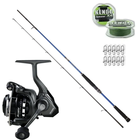 Daiwa Samurai 270cm 14-42gr - Okuma Acuador 3000 Spin Olta Seti ürün görseli 1