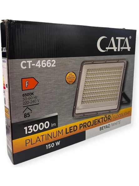 Cata CT-4662 150W/6500K Platinum LED Projektör (Beyaz) Cata ürün görseli 1