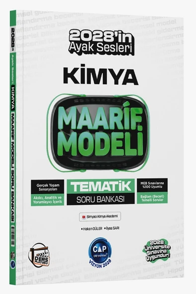Çap Yayınları 2028 YKS TYT AYT Kimya Ders Platosu Maarif Modeli Tematik Soru Bankası Çap Yayınları ürün görseli 1