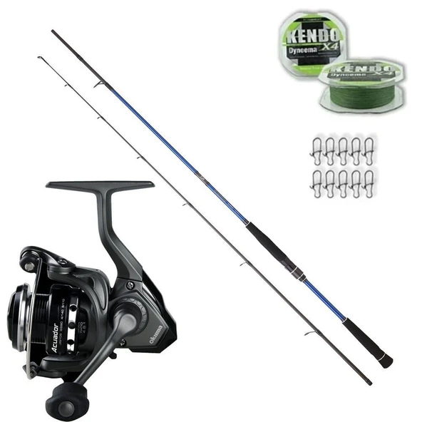Daiwa Samurai 270cm 10-35gr - Okuma Acuador 3000 Spin Olta Seti ürün görseli 1