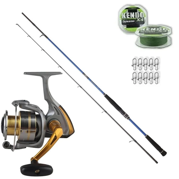 Daiwa Samurai 270cm 10-35gr - Okuma Monkey 4000 Spin Olta Seti ürün görseli 1