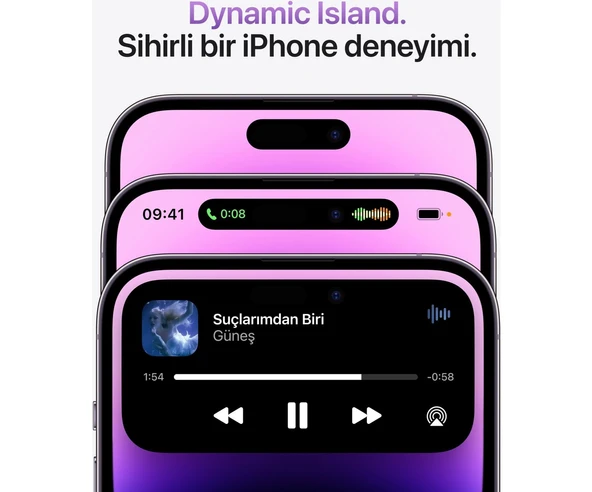 PTTAVM: Apple iPhone 14 Pro Max 128 GB Mor (Apple Türkiye Garantili)