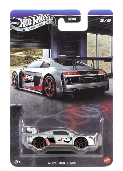 Hot Wheels Silver Series 1:64 Tekli Arabalar - AUDI R8 LMS GRT01 - JKY16 ürün görseli 1