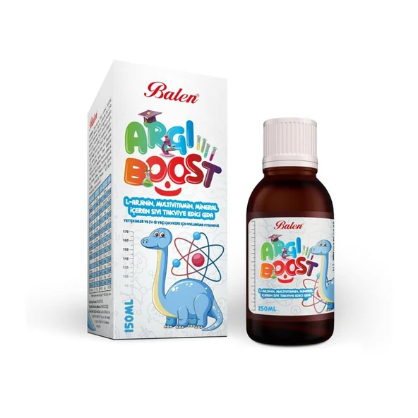 Balen Argi Boost  L-Arjinin Multivitamin Mineral İçeren Sıvı Takviye Edici Gıda 150 Ml ürün görseli 1