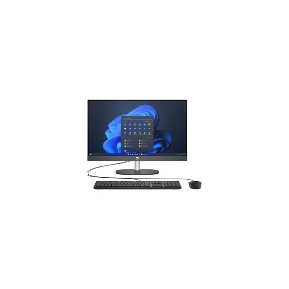 HP AIO 23.8" ULTRA 7 155U-16GB DDR5-512GB NVME O/B UHD FDOS /PRO ONE 240 G10 D1BC2ET ürün görseli 1
