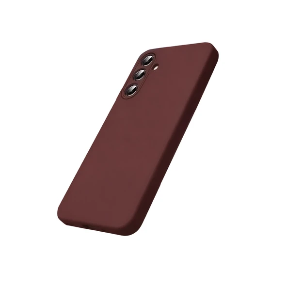 Samsung Galaxy A37 5g First Silikon - Bordo - Resim 2