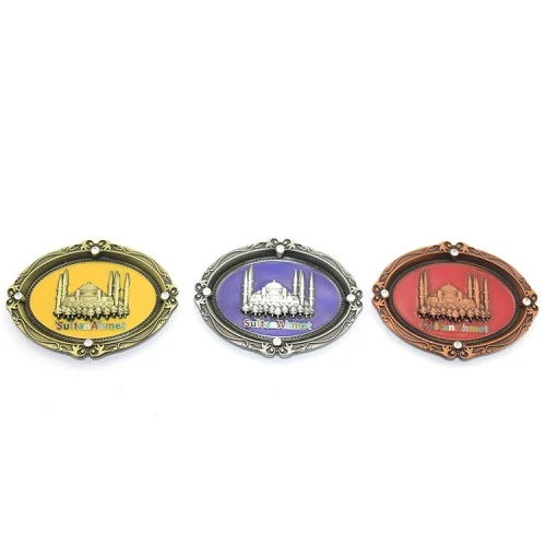 İstanbul Temalı Metal Magnet Sultanahmet Kabartmalı ürün görseli 1