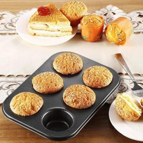 6'lı Muffin Kek Kalıbı - Resim 2