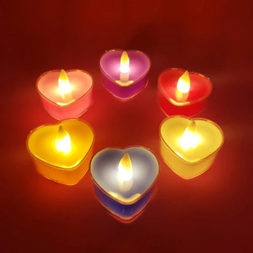 Kalpli Tealight Pilli Mum ürün görseli 1