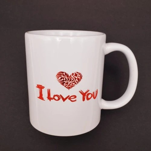 I Love You Baskılı Bardak ürün görseli 1
