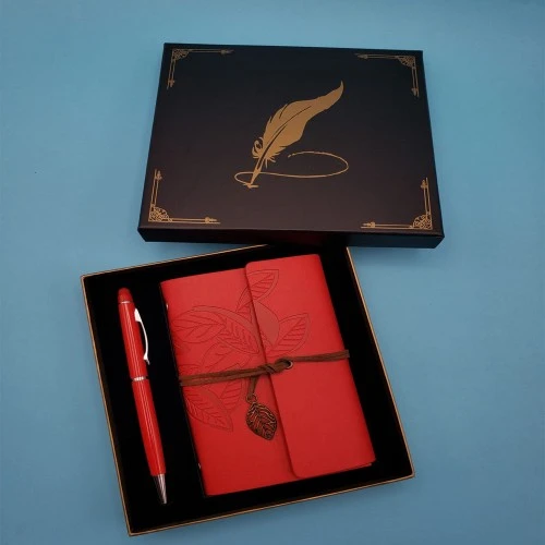 Defter Kalem Kırmızı Renk ürün görseli 1