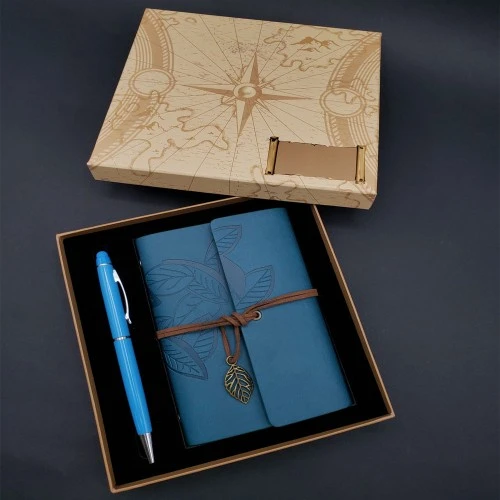 Defter Kalem Mavi Set ürün görseli 1