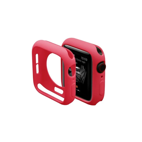 Apple Watch 40mm Silikon Alt Kasa - Kırmızı ürün görseli 1