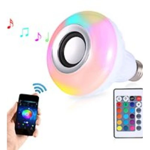 Bluetooth Hoparlör Akıllı Led Ampül Lamba ürün görseli 1