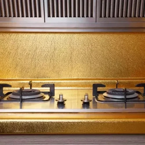 Yapışkanlı Gold Mutfak Tezgah Folyosu ürün görseli 1