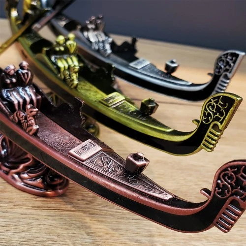 Metal Dekoratif Venedik Kayık - Resim 2