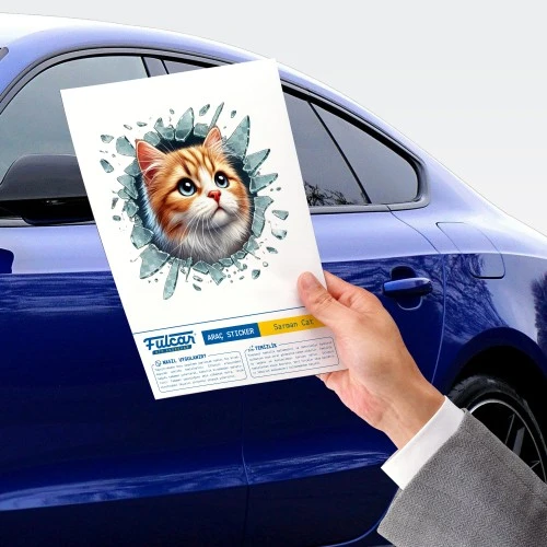 Fulcar Sarman Araç Stickerı - Resim 2