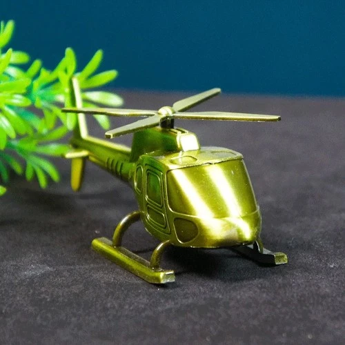 Dekoratif Metal Helikopter - Resim 3