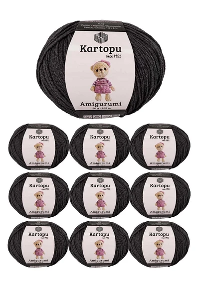 10 Adet Amigurumi El Örgü İpi 50gr 995 ürün görseli 1