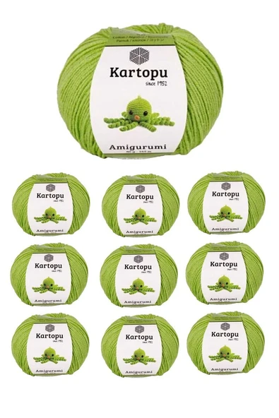 10 Adet Amigurumi El Örgü İpi 50gr 404 ürün görseli 1