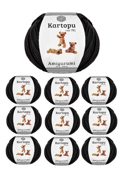 10 Adet Amigurumi El Örgü İpi 50gr 940 ürün görseli 1