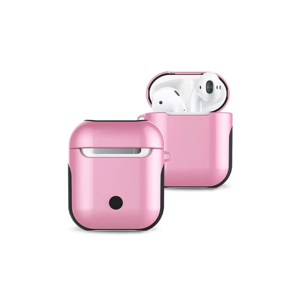 Apple Airpods 2 (2.nesil) 3in1 Kılıf - Pembe ürün görseli 1