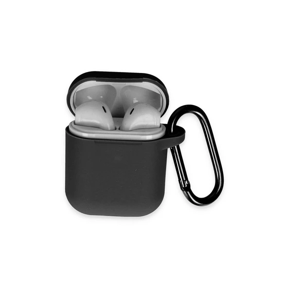 Apple Airpods 2 (2.nesil) Hang Kılıf - Siyah ürün görseli 1