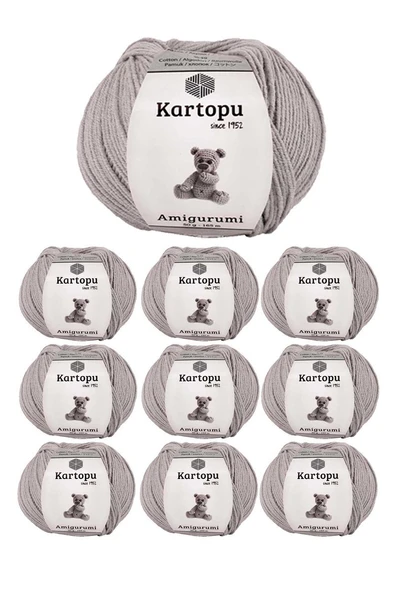 10 Adet Amigurumi El Örgü İpi 50gr 991 ürün görseli 1
