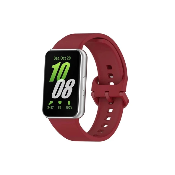 Fit 3 Kr419 Ware Silikon Kordon - Bordo ürün görseli 1
