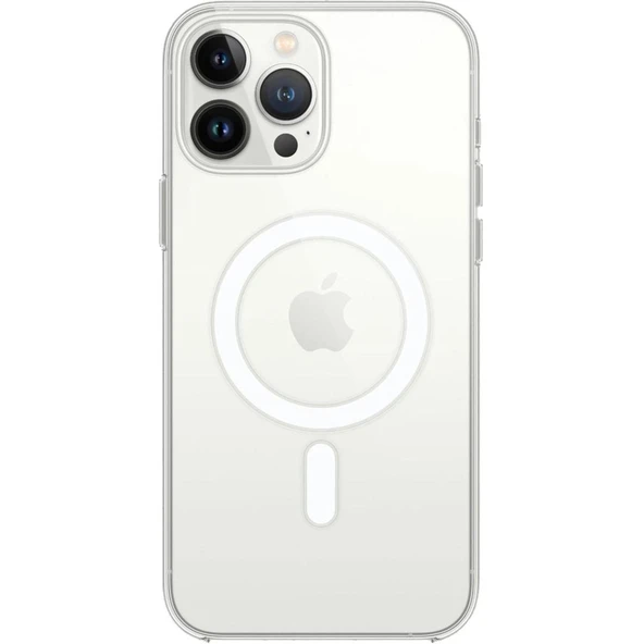 Apple İphone 16 Pro Kılıf Pc Real Magsafe Kapak - Şeffaf ürün görseli 1
