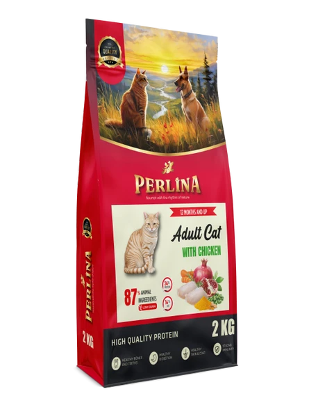 Perlina Yetişkin Kedi Tavuklu 2kg ürün görseli 1
