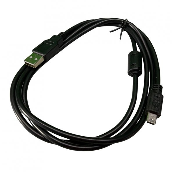 KABLO USB 5 PİN NIVATECH NTC 607 USB TO MİNİ 5 PİN BLACK 1.5M ürün görseli 1