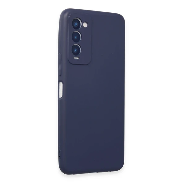 Tecno Camon 18 Kılıf First Silikon - Lacivert - Resim 2